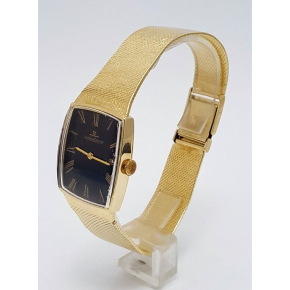 Vintage 1970s Jaeger LeCoultre 29mm Classic Cal 818/3 R7582 14K Yellow Gold 17J - Picture 3 of 16